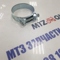 Хомут затяжной оцинкованный евро усиленный 74-79 мм