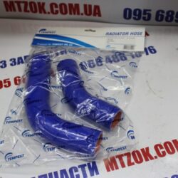 Патрубок радіатора МТЗ (компл. 2шт. силіконові) (TEMPEST) ТР.1351