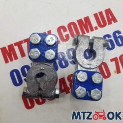 Клемма акк. 2 шт. (свинец) усиленная КАМАЗ,МАЗ,ГАЗ,Трактора (370 гр.)