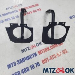 Кронштейн под квадратную фару на кабину МТЗ с куном к-т 2шт. (собств. пр-во)