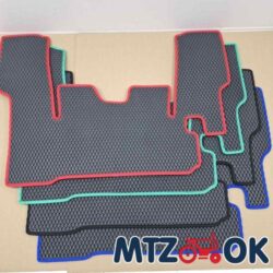 Килимок підлоги кабіни МТЗ КК ЄВА №3 швидкознімний варіант на гумовий цільний килимок з бортиками (вир-во Україна)