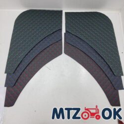 Карта двери МТЗ МК комплект 70-6708090/70-678100 (кожзам синяя. зеленая и красная строчка)