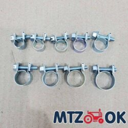 Хомут затяжной оцинкованный евро усиленный мини (в ассортименте): 6-8/7-9/8-10/9-11/10-12/11-13/12-14/13-15/14-16