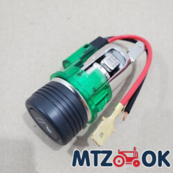 Прикурювач 12-24V/120-240W. 10A з підсвічуванням (вир-во ДК) ДК-17