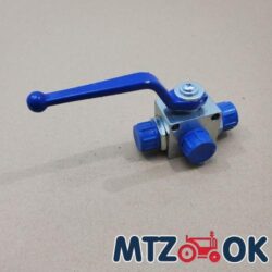 Кран шаровой гидравлический 3х ходовой S24хS24 (М20x1.5-М20x1.5)  (пр-во VALVE )