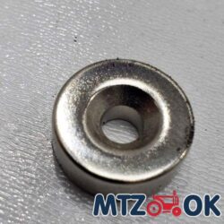 Магнит неодимовый кольцо 15х5мм с зенковкой 3,5/7мм (сцепление 5кг)