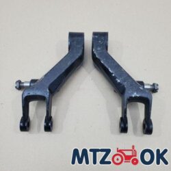 Комплект рычаг мех. навески задней МТЗ с доп. кронштейном (левый/правый) усиленный на ЦС-50 (палец d=25мм) (пр-во Украина) 80-4605021/80-4605022