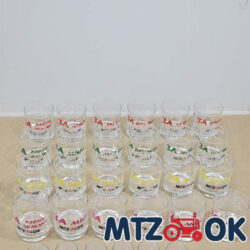 Стакан для виски МТЗ (6шт) (красный. зеленый. желтый. розовый)