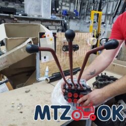 Рычаги на гидрораспределитель Р80 (к-т 3шт) (для выноса распред. на переднюю часть кабины МТЗ)