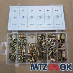 Набор 36481 заклепки с резьбой стальные (150шт)