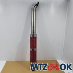 Глушник МТЗ з дв.Д-245 ЛЮКС нержавіюча/труба в трубі з глушником (Угорщина)