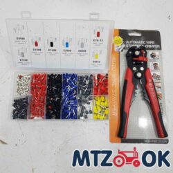 Набор АТР2227 наконечников для автопроводов (1200шт. 8видов) + обжимные щипцы АТР2227