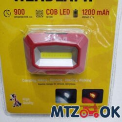 Фонарь налобный 1W-СОВ (W/R)/АКБ 1200mAh/per. наклона (VOIN) VL-103
