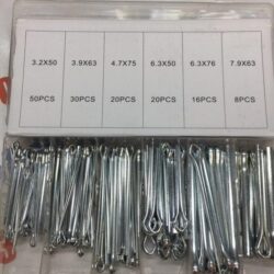 Набор SYD-1084 шплинтов прямых, S головка (144шт, 6 видов)